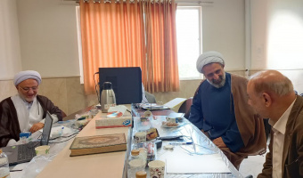 بازدید رییس دانشکده الهیات و معارف اسلامی از محل برگزاری مصاحبه جذب دانشجویان دوره دکتری