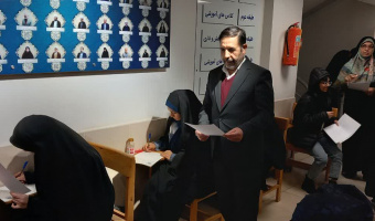 بازدید رییس  دانشکده الهیات و معارف اسلامی از روند برگزاری امتحانات پایان ترم دانشکده