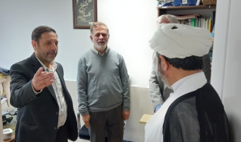 دیدار نوروزی رئیس دانشکده الهیات و معارف اسلامی با حضور در جمع اعضای محترم علمی و اداری