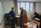 بازدید دکتر حسام الدین خلعتبری  از روند برگزاری امتحانات پایان ترم